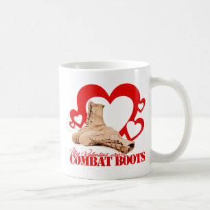 My Valentine Wears Combat Boots Coffee Mug