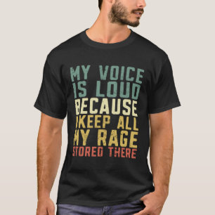 My voice is loud Assistant coach sports coaching T-Shirt