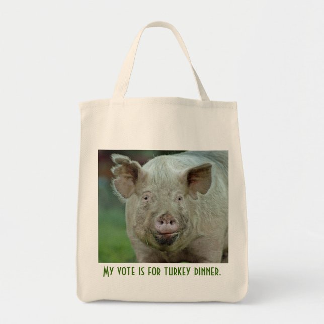 My vote is for turkey dinner. tote bag (Front)