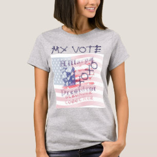 My vote XOXO USA Hillary 4 President American T-Shirt