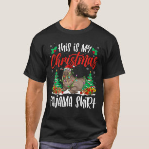 My Walrus Christmas Xmas Pajama Shirt Walrus Lover
