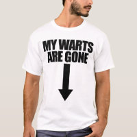 My Warts Are Gone Arrow Down Raunchy Embarrassing