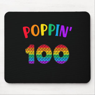 My Way Hrough 100 Days Of School Kids 100h Day Pop Mouse Pad
