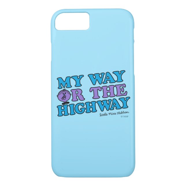 My Way Or The Highway Case-Mate iPhone Case (Back)