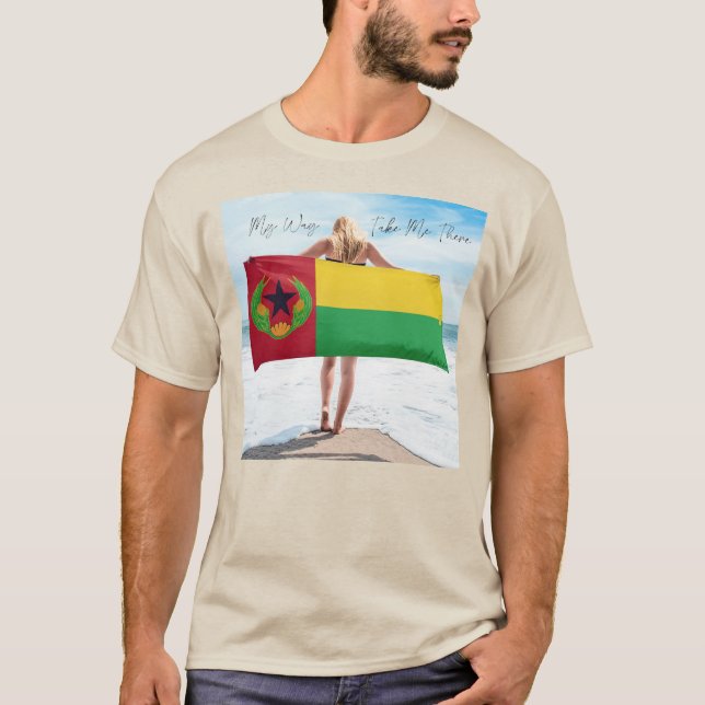 My Way Take Me There Cape Verde Old Flag T-Shirt (Front)