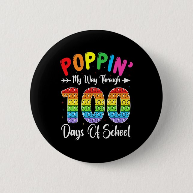 My Way Through 100 Days  6 Cm Round Badge (Front)