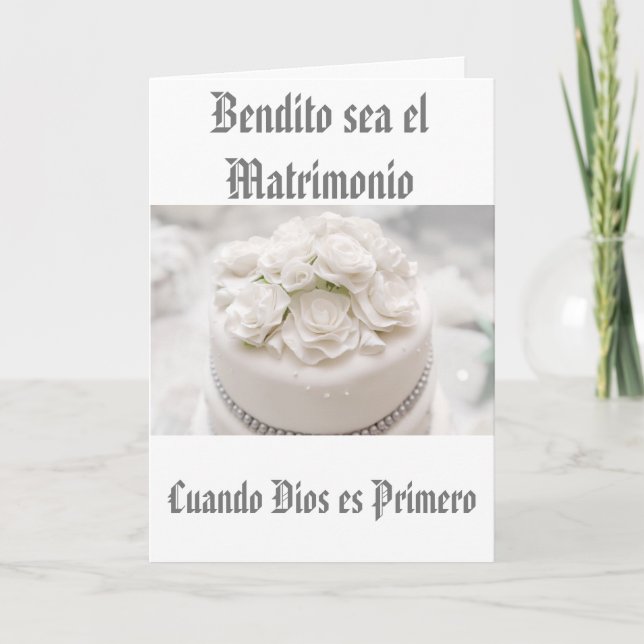 My Wedding Collection blessed is the marriage Card (Front)