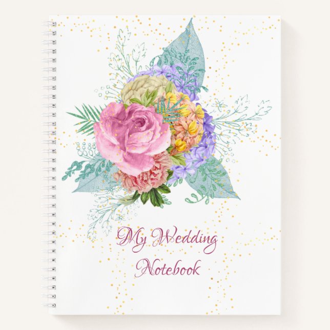 My Wedding Notebook Spring Bouquet (Front)