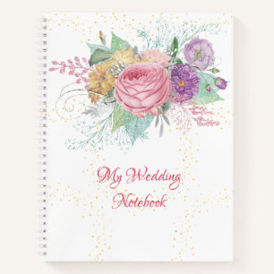 My Wedding Notebook Spring Bouquet