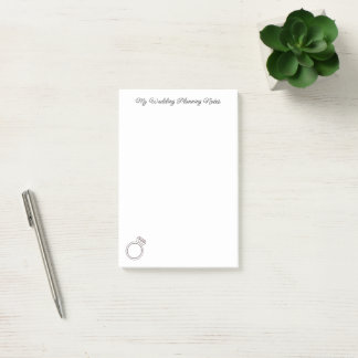 "My Wedding Planning" Post-it Notes