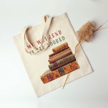 my weekend is all booked reading tote bag<br><div class="desc">stack of antique books with "my weekend is all booked" for avid readers.</div>