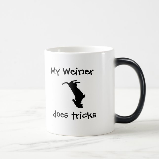 My Weiner does tricks coffee cup (Right)