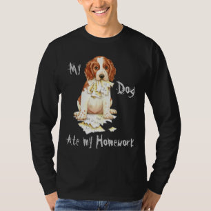 My Welsh Springer Ate My Homework T-Shirt