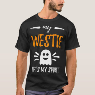 My Westie Lifts My Spirit Dog Mum Halloween T-Shirt
