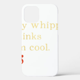 My Whippet Thinks I'm cool   Snap Dog Lover iPhone 12 Case
