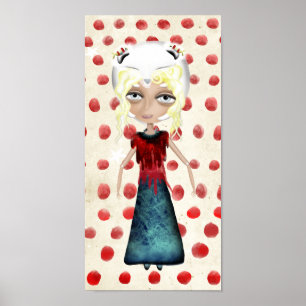 My white ideas are protected red polka dots Print