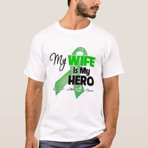 My Wife is My Hero - Kidney Cancer T-Shirt