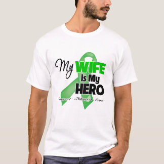 My Wife is My Hero - Kidney Cancer T-Shirt