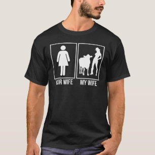 My Wife Loves Cows Cow T-Shirt