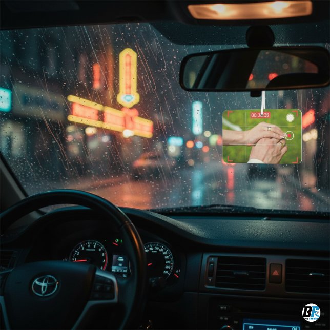 My Wife, My Life - Custom Elegant Photo Rec Car Car Air Freshener (Creator Uploaded)