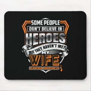My Wife's Fight is My Fight Leukaemia Awareness 2 Mouse Pad