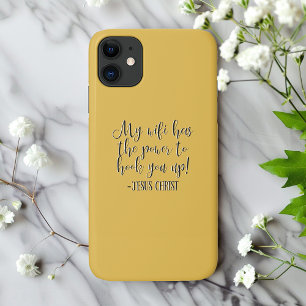 My WiFi Has Power Jesus Christ Fun Case-Mate iPhone Case
