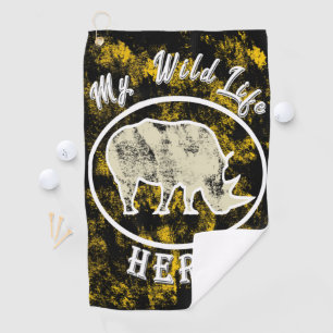 My wildlife hero golf towel
