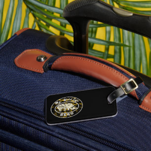 My wildlife hero luggage tag