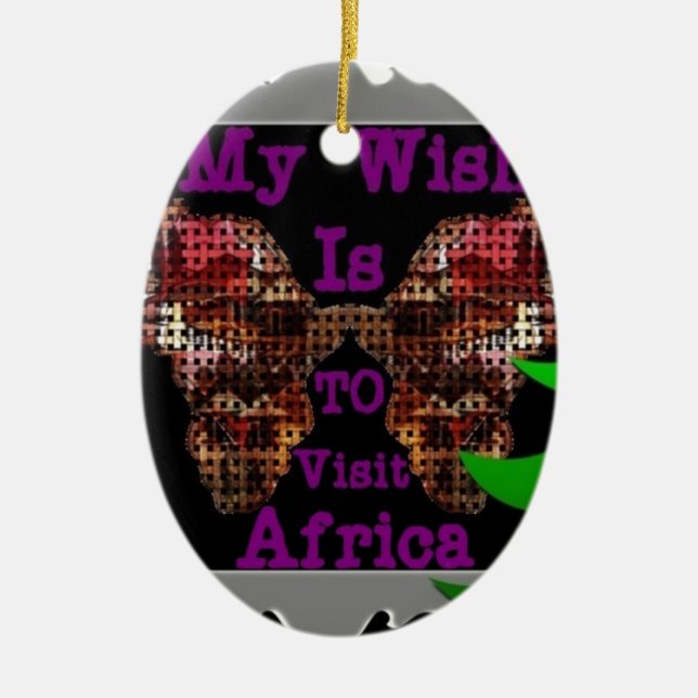 My Wish Ceramic Tree Decoration (Front)