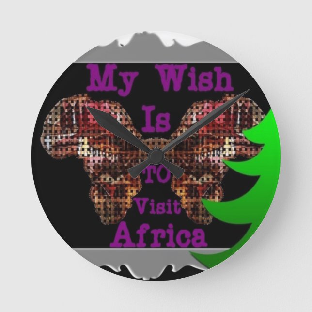 My Wish Round Clock (Front)