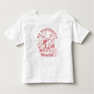 My Wonderful World Retro Flowers Toddler T-Shirt