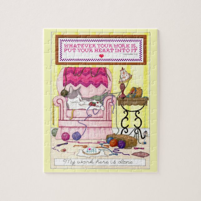 My Work Here is Done Puzzle (Vertical)