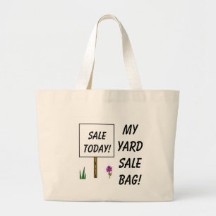 MY YARD SALE BAG! LARGE TOTE BAG