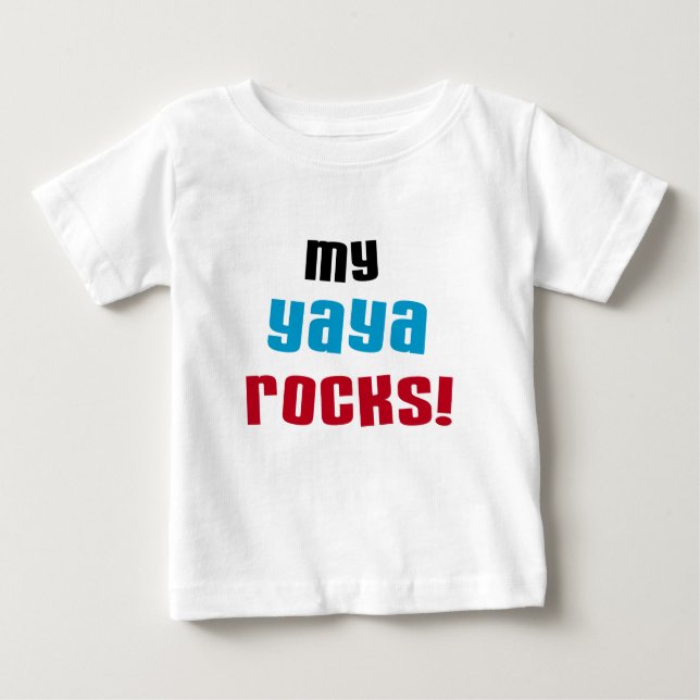 My Yaya Rocks T shirts and Gifts (Front)