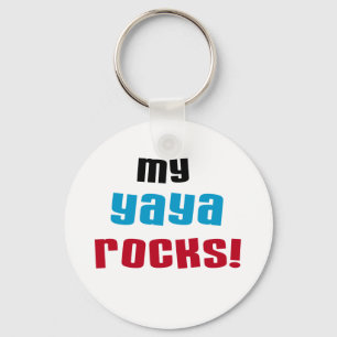 My Yaya Rocks T shirts and Gifts Key Ring