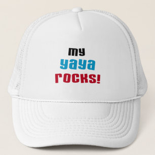 My Yaya Rocks T shirts and Gifts Trucker Hat