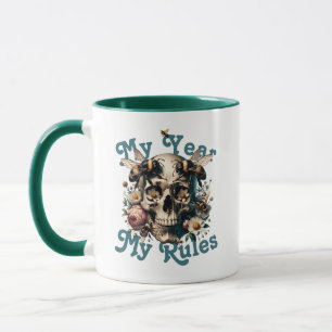 My Year My Rules Woman Power Xmas Custom Year Mug