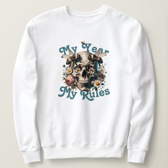My Year My Rules Woman Power Xmas Custom Year Sweatshirt (Design Front)