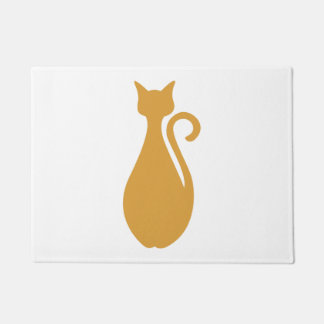 My Yellow Cat Doormat