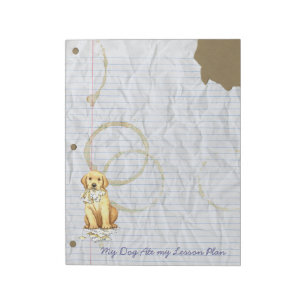 My Yellow Lab Ate my Lesson Plan Notepad