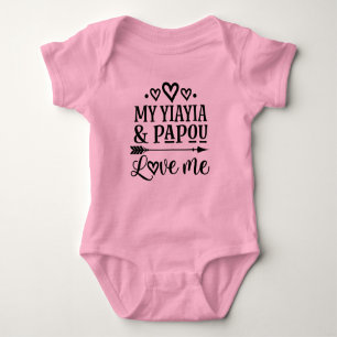 My YiaYia and Papou Love Me Baby Bodysuit