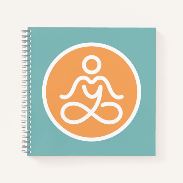 My Yoga Studio Logo Notebook or Journal (Front)
