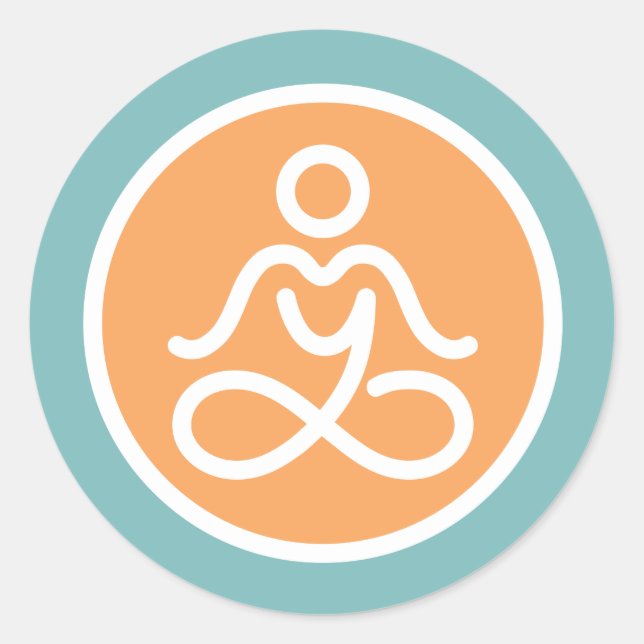 My Yoga Studio Round Stickers (Front)
