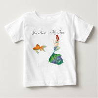 My Your Aunt Goldfish Mermaid Funny Cute Toddler