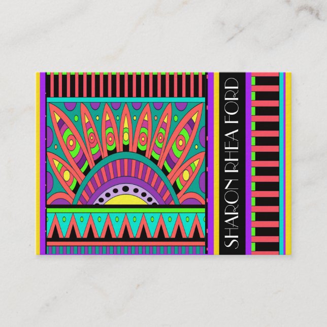 My Zazzle Products Business Card (Front)