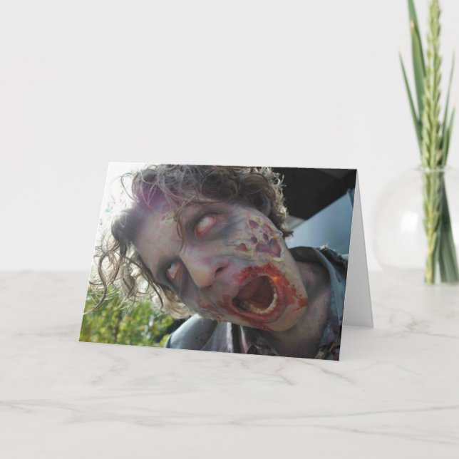 My Zombie Valentine Holiday Card (Front)