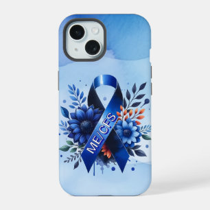 Myalgic Encephalomyelitis ME/CFS Awareness Ribbon iPhone 15 Case