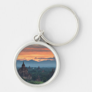 Myanmar, Bagan Sunrise Key Ring