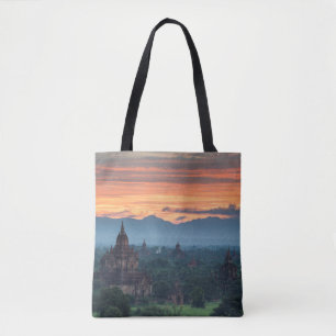 Myanmar, Bagan Sunrise Tote Bag