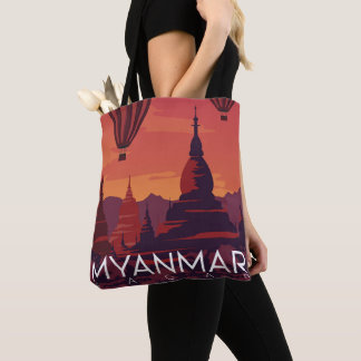 Myanmar Bagan Tote Bag